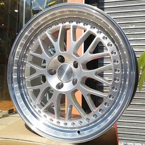 Rines de Aluminio Forjado con Diseño Cóncavo, Plateados y Pulidos, Duraderos, de 16, 17, 18, 19 y 20 Pulgadas, 5x132, <span class=keywords><strong>5x114</strong></span>, 5x120, para Audi y Tesla Model - Product Image 1