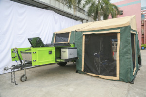 Remolque de Campamento Plegable Trasero Ligero de Primera Calidad Ecocampor, Estándar Australiano Moderno, Luces LED Mini 4x4 Todoterreno - Product Image 4