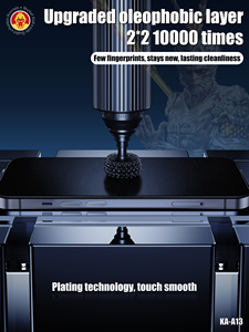 Protector de Pantalla de Vidrio Templado Mate HD para <span class=keywords><strong>iPhone</strong></span> 11/<span class=keywords><strong>12</strong></span>/<span class=keywords><strong>13</strong></span>/14/16 <span class=keywords><strong>Pro</strong></span>/17 <span class=keywords><strong>Pro</strong></span> Max, Antideslumbrante, Protección Contra Caídas, para Juegos - Product Image 5