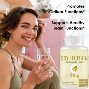 JULONG Supply OEM/ODM Suplemento de etiqueta privada Cápsulas de lecitina de soja natural 1200mg Cápsulas de gel blando de lecitina de soja - Product Image 3