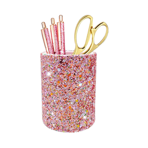 صديقٌ وعصري وصديقٌ للارتداء في المكاتب فرشاة مكياج للأعمال هدية ترويجية وردية لامعة - Product Image 1