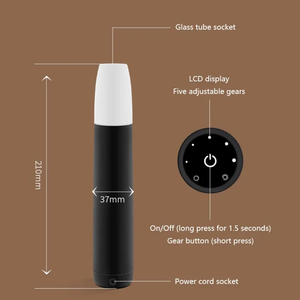 Portable Facial <b>Massager</b> 4-in-1 Rechargeable Vibration Face Lift Tool with Interchangeable Heads for Firming and Skin Care - Product Image 3