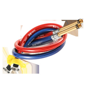 Tuyau flexible en PVC enduit, 1/2 pouce, caoutchouc EPDM, haute pression 100 PSI, pour robinet d'évier de cuisine, eau chaude et froide. - Product Image 1