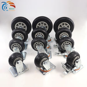 4 "5" 6 "8" Hochleistungs-Dolly <span class=keywords><strong>Big</strong></span> Castor Wheel Hergestellt in China PU-Rad mit Seiten brems rolle - Product Image 4