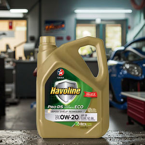Aceite de motor Havoline ProDS 4L totalmente sintético ECO SAE 0W 20 Caltex con tecnología de protección de depósitos para una protección superior del motor - Product Image 1