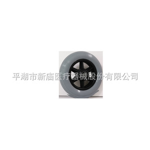<b>Plastic</b> <b>Wheel</b> 8 Inch PP Core PVC Coated Universal Caster With Brake For Medical Equipment - Product Image 2