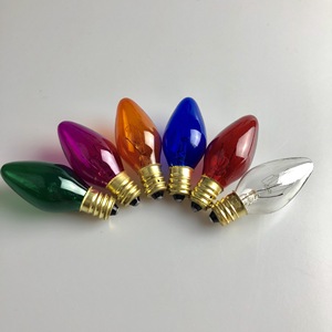 Ampoule Incandescente en Verre Ampoule Transparente Ampoule Colorée C7 E12 <span class=keywords><strong>E14</strong></span> pour Décoration de Fête - Product Image 2
