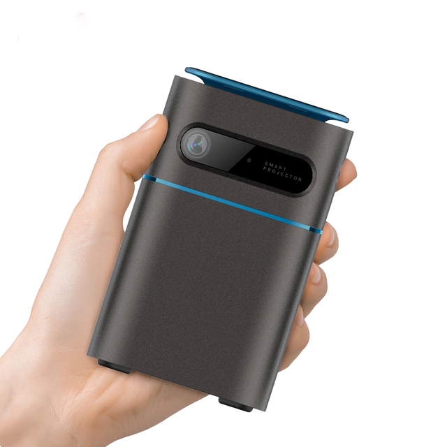 P22 Mobile Smart Android 9.0 Support 4K Built in 7500MAH Battery Pocket Proyector DLP Mini Projectors