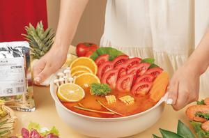 Base de soupe aigre rouge du Guizhou, paquet de 372g, bouillon de tomate fermenté, saveur de légumes et de fruits, pour soupe de poisson et de bœuf, sans OGM - Product Image 6