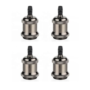 Vintage Edison Lamp Base Pendant <strong>Light</strong> E27 Screw Bulb Base Aluminum <strong>Light</strong> <strong>Socket</strong> Lamp Holder Fixture - Product Image 1