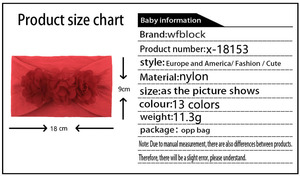 ที่คาดผมผ้าไนลอนสำหรับเด็กทารกผ้าโพกศีรษะยืดหยุ่นแบบนุ่มเครื่องประดับผมของเด็กผู้หญิง - Product Image 5