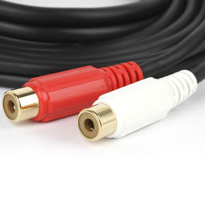 Câble de haut-parleur de haute qualité Audio 2rca prise plaquée or fil de connexion PVC Shell câble Audio <span class=keywords><strong>Rca</strong></span> pour DVD - Product Image 5