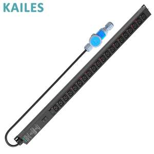 KAILES(KLS) K22 ซีรีส์ PDU แบบพื้นฐาน เฟสเดียว AC <span class=keywords><strong>16A</strong></span> 20 ช่องเสียบ 200-240VAC แหล่งจ่ายไฟคุณภาพสูง ให้พลังงานที่เสถียร - Product Image 3