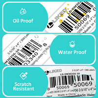 Étiquettes thermiques directes compatibles DYMO 30256 perforées, 300 pièces/rouleau, 10 rouleaux/boîte, sans BPA, pour la logistique