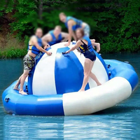 UFO commercial Aqua Twister Ski Tube gonflable eau rotative Disco bateau filature bateau remorquable