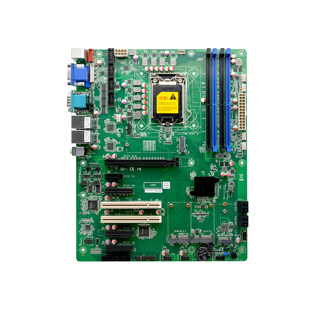 Z270DM LGA1151 6th~9th Gen Pentium/Core I3/i5/i7 Processors 4*DDR4 1*VGA 2*HD Industrial Cpu Microatx Motherboards 2lan