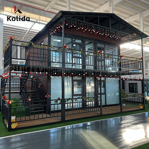 주거용 주택 및 호텔에서 적합한 전체 사용자 정의 Kolida 이중층 럭셔리 확장 윙 하우스 - Product Image 1