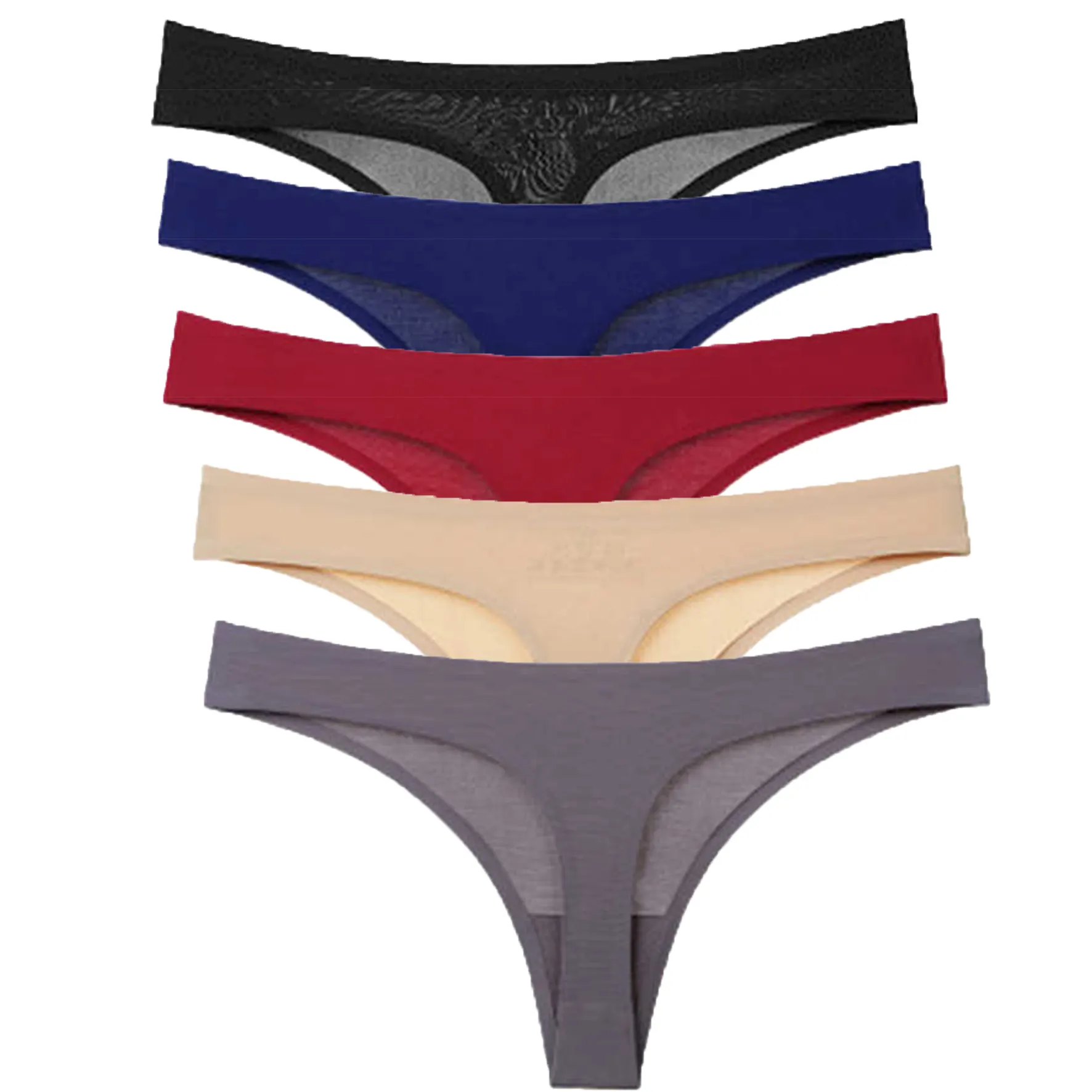 Quick Custom Logo Vrouwen G String 100% Katoen Kruis Lage Taille Slipje Dames Naadloze Ademend Lingerie Ijs Naadloze String