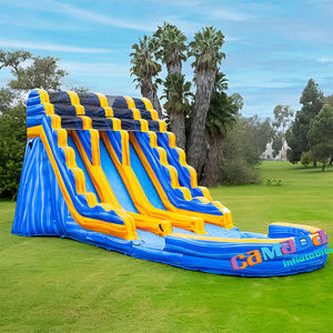 สไลเดอร์น้ำเป่าลม PVC สำหรับใช้งานเชิงพาณิชย์ สไลเดอร์สระน้ำ สไลเดอร์หลังบ้าน สำหรับงานปาร์ตี้ ธุรกิจ ป้องกันรังสียูวี ทนไฟ ได้มาตรฐาน CE - Product Image 4