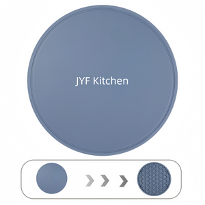 Tapis <span class=keywords><strong>de</strong></span> cuisson et <span class=keywords><strong>dessous</strong></span> <span class=keywords><strong>de</strong></span> <span class=keywords><strong>plat</strong></span> multifonctionnels en silicone 16 cm, design nid d'abeille double face pour une adhérence antidérapante, protection contre la chaleur pour comptoir <span class=keywords><strong>de</strong></span> cuisine - Product Image 6