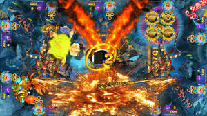 Kit de juego de pesca para 8/10 jugadores con excelente porcentaje de éxito, <span class=keywords><strong>Beast</strong></span> <span class=keywords><strong>War</strong></span>, para máquina de juego simulador de pesca eléctrica de arcade - Product Image 6