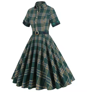 Vintage eco-friendly partito a maniche corte colletto piatto estivo cineserie stile <span class=keywords><strong>Midi</strong></span> naturale servizio OEM disponibile - Product Image 2