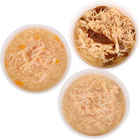 Vente en gros à chaud de nourriture en conserve humide pour chat 35g de soupe salée nourriture humide pour animaux de compagnie collation hydratante
