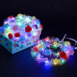 ルミナスヘッドバンドルミナスガーランドヘッドウェア小さなギフトベストセラーおもちゃコンサートヘッドウェアLedヘアフープフラッシュリース - Product Image 3