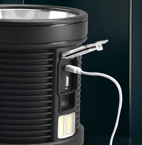 ไฟฉายสปอตไลท์พกพาพลังสูง สำหรับตั้งแคมป์ รุ่น HFBH ระยะไกล ไฟฉาย LED ชาร์จซ้ำได้ สำหรับใช้งานกลางแจ้ง - Product Image 3