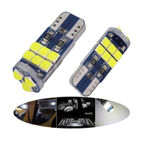 Ampoule LED Canbus T10 W5W 194 168 pour voiture, 3D 3030 15SMD 12V, lampe de lecture intérieure, ampoule de plaque d'immatriculation, ampoule de signalisation de dôme