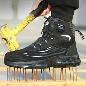 Chaussures de sécurité montantes OLICOM pour hommes, en maille respirante, <span class=keywords><strong>l</strong></span>égères, antidérapantes, avec protection anti-choc et résistance à la perforation - Product Image 1