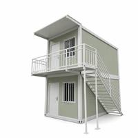 Casa Contenedor Duradera de Ensamblaje Rápido, Casa Prefabricada, Casa Modular, Cabaña Móvil para Almacén, Garaje, Alojamiento Temporal