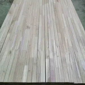 Tableros de madera maciza 1220x2440mm tablero articulado de madera de goma tablero de unión de dedo de pino para muebles