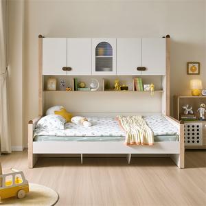 121386B Quanu muebles <span class=keywords><strong>de</strong></span> dormitorio <span class=keywords><strong>de</strong></span> estilo nórdico simple <span class=keywords><strong>de</strong></span> madera para niños cama para dormir diseño Niño - Product Image 2