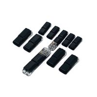 Connecteur de fil PCB plat femelle à boîtier en nylon, personnalisable en gros, 1, 2 ou 3 broches, à connexion rapide, 6 ampères, 36 V