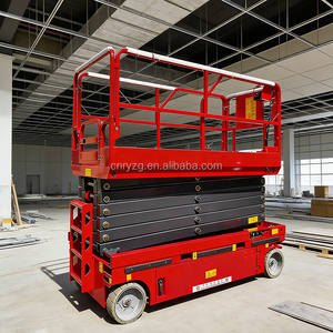 Mesa Elevatória Hidráulica Elétrica RONGYU 4M Certificada CE com Capacidade de 230kg e Altura Máxima de 3,9m em Material ABS 1270x760mm - Product Image 1