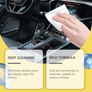Rayhong, 40 Uds., toallitas para interior <span class=keywords><strong>de</strong></span> <span class=keywords><strong>coche</strong></span>, eliminación <span class=keywords><strong>de</strong></span> <span class=keywords><strong>manchas</strong></span>, restauración <span class=keywords><strong>de</strong></span> brillo, daño solar, reducción <span class=keywords><strong>de</strong></span> piezas <span class=keywords><strong>de</strong></span> plástico, papel <span class=keywords><strong>de</strong></span> limpieza <span class=keywords><strong>de</strong></span> asiento <span class=keywords><strong>de</strong></span> cuero - Product Image 2