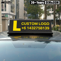 Panneau publicitaire magnétique pour toit de voiture, boîte lumineuse pour taxi, étanche, durable, personnalisable, panneau d'affichage sur mesure pour véhicule