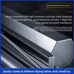 Pinzas de alambre de Punta extrafina de precisión, reparación de teléfonos móviles, componentes electrónicos esenciales, herramientas y equipos de reparación - Product Image 3