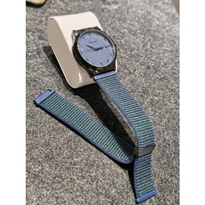 New Casual Fashion Arabic Digital Business Quartz Watch Men's Sabr Watch <b>Lightweight</b> Skin Friendly Soft Velcro Strap - Product Image 3