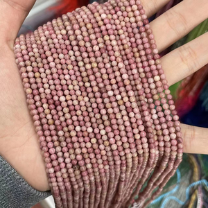 Vente en gros de perles rondes en agate arc-en-ciel de 3 mm, plusieurs couleurs, perles lisses en vrac pour la fabrication de bijoux - Product Image 3