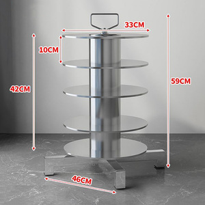 Tùy Chỉnh Cáp Tháo Gắn-Mạ Kẽm Thiết Kế Dây Không Gỉ Reel Dispenser Dây Ống Chỉ Giá Sàn Cho Thợ Điện Công Cụ - Product Image 4