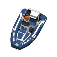 CE Hedia 17ft haute vitesse aluminium RIB sport SP 560 gonflable pvc Hypalon bateau tubes gonflable bbq beignet bateau pour la pêche