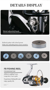 รอกตกปลา RUNTOO 4.6:1 รุ่นขายดี สำหรับตกปลาชายฝั่ง น้ำเค็ม รองรับแรงต้าน 25 กก. รอกตกปลาขนาดใหญ่ ความเร็วสูง ตัวรอกโลหะทั้งหมด แข็งแรง ทนทาน สำหรับตกปลาแบบฟลายฟิชชิ่ง - Product Image 3