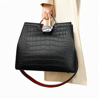 Nouveau Sac Fourre-tout en PU Gaufré Crocodile 2026 Grande Capacité Sac à Main Tendance pour Femmes Sac à Bandoulière
