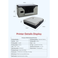 Imprimante à jet d'encre DTF automatique Qinyu A3 33cm XP600 avec tête d'impression, nouvelle, pour l'impression textile sur t-shirts, garantie 1 an