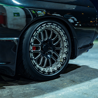 Jantes Beadlock forgées 17x9 17x10 17x11 5x114.3 style GT1R pour Nissan GT-R R35 Mustang Hellcat Supra