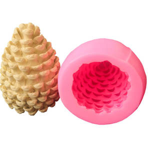 Ca di pino di natale 3D stampo a candela in Silicone Pinecone <span class=keywords><strong>resina</strong></span> strumenti di gocciolamento per <span class=keywords><strong>la</strong></span> cottura Mousse torta stampo - Product Image 4