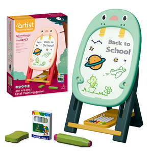 2021 Educatief Speelgoed Draagbare Kinderen Dubbele Schrijven Tekentafel Speelgoed Voor Kinderen - Product Image 1