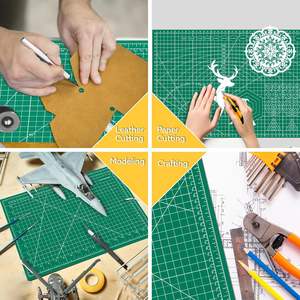 Tapis de découpe auto-cicatrisant TPE Haiju écologique 60x45cm A2, 3 couches, épaisseur 2,5mm, non toxique, sûr et antidérapant - Product Image 4